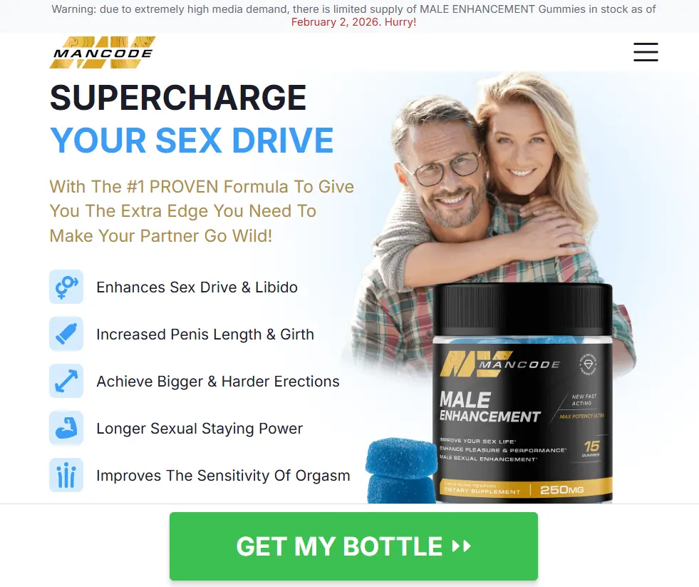 Mancode Gummies Canada Order Page